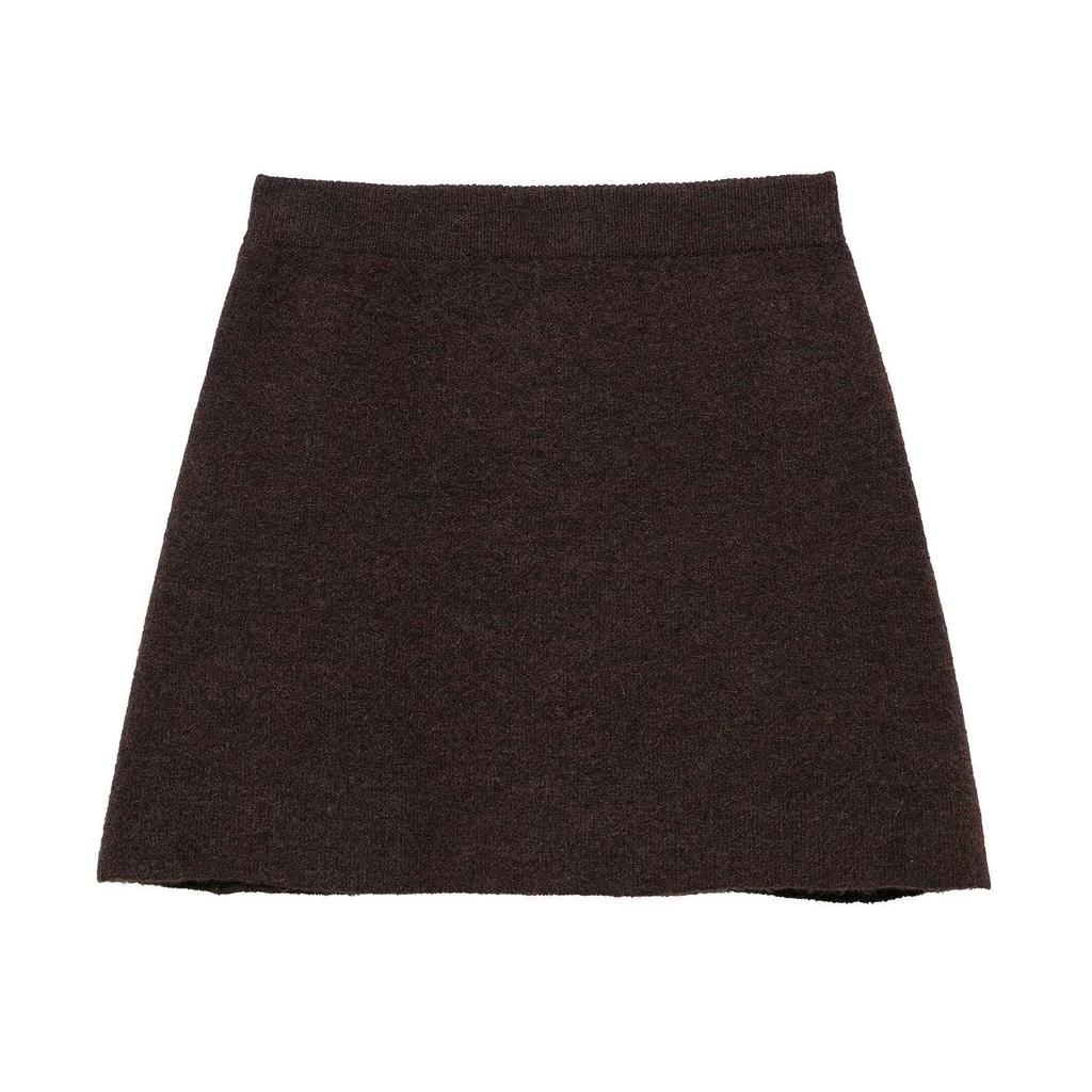 TAOP&ZA Spring Collection: Women's Elegant Double-Breasted Knit Cardigan & Casual Midi Skirt