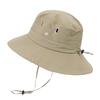Drawstring Sun Protection Fisherman Hat Women Summer Outdoor Breathable Mountain Camping Sunshade Mountaineering Fishing Hat Men