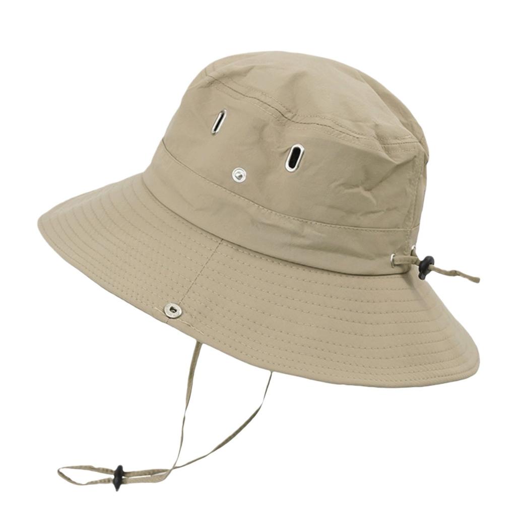 Drawstring Sun Protection Fisherman Hat Women Summer Outdoor Breathable Mountain Camping Sunshade Mountaineering Fishing Hat Men