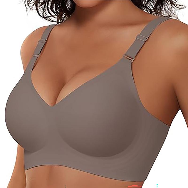 Plus Size Seamless Wire-Free Bra Vest – Anti-Sagging, Smooth European-American Style