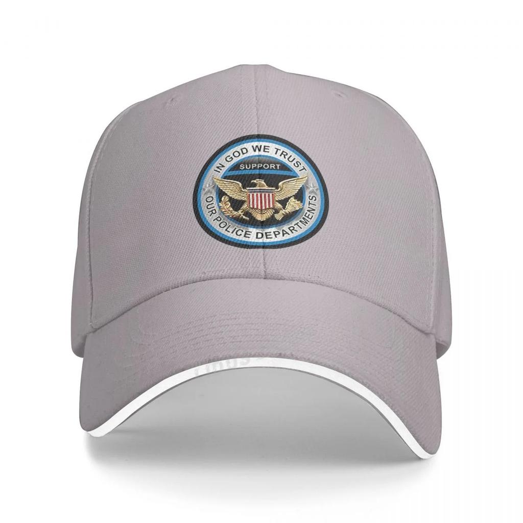 In God We Trust Support Our Police Department Usa Baseball Cap Fashion Usa Eagle Men Hat Summer Adjustable Snapback Hats Bone