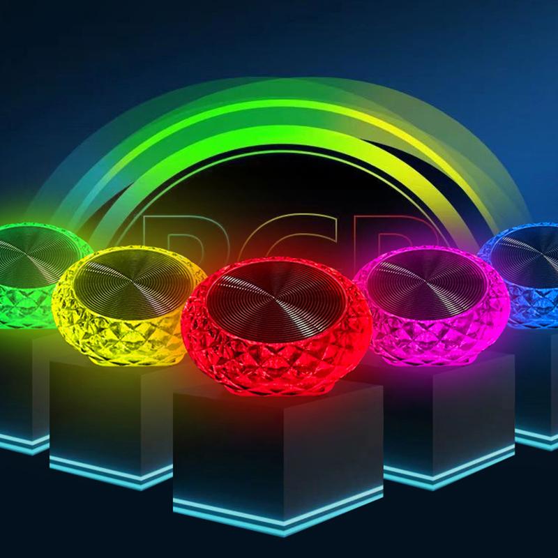 Car USB Ambient Lights Portable Mini LED Atmosphere Lamps Interior Decorative lights for car and Computer, Environment Lighting