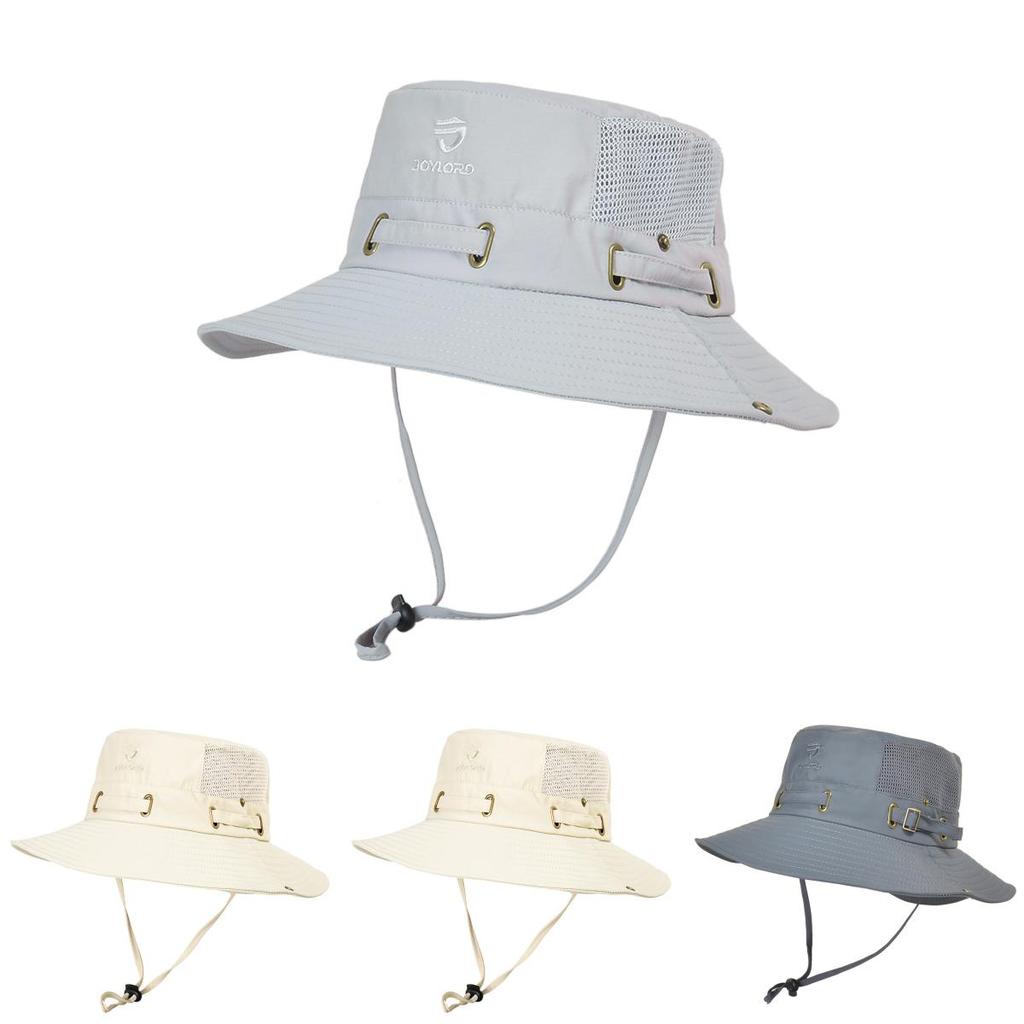 Summer Mesh Breathable Fisherman Hat With Wide Brim Sun Protection For Outdoor Fishing And Hiking