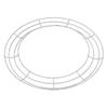 Metal Wreath Frame Decorative Floral Ring Macrame Hoop for Making Holiday Decor 35cm