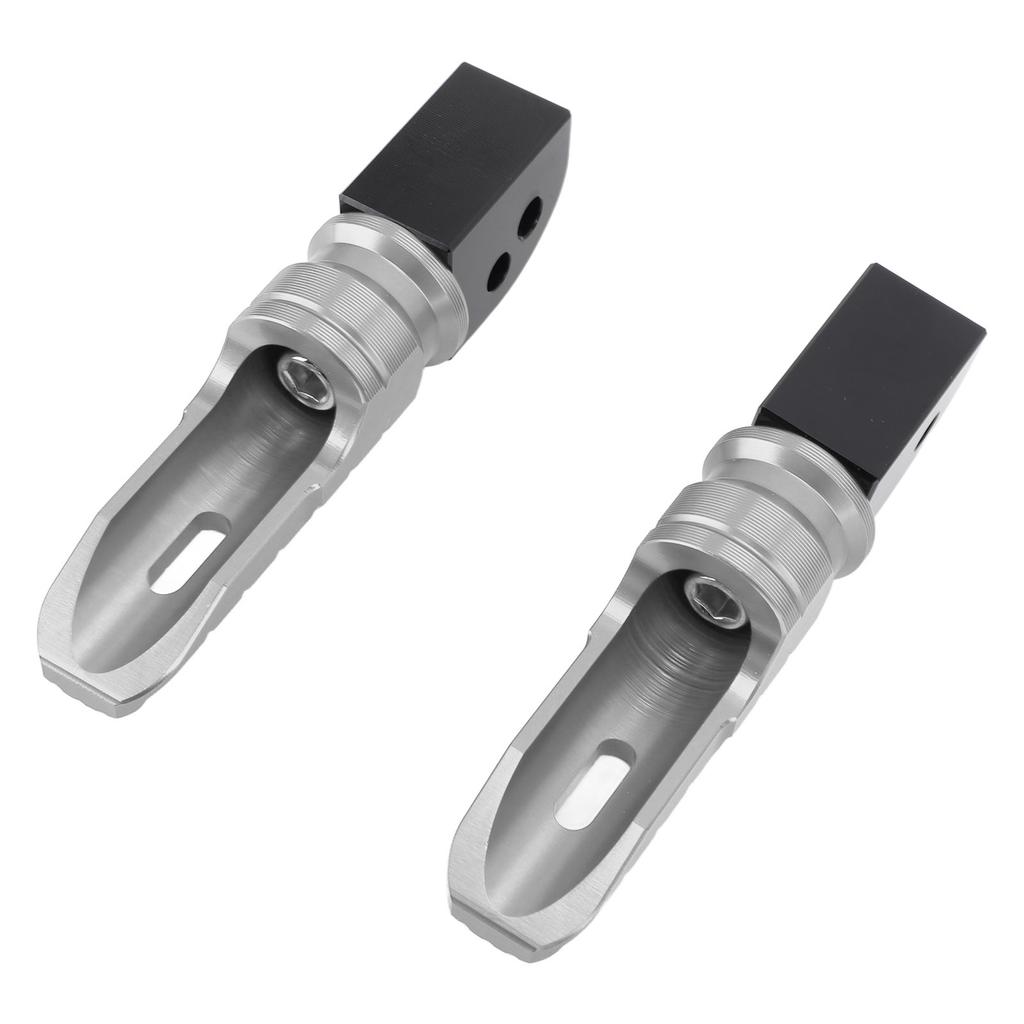 Motorcykel Bakre Pedal Halkskydd Aluminiumlegering Bakre Passagerarfotstöd Ersättning för VOGE 250RR 300AC 500AC Grå