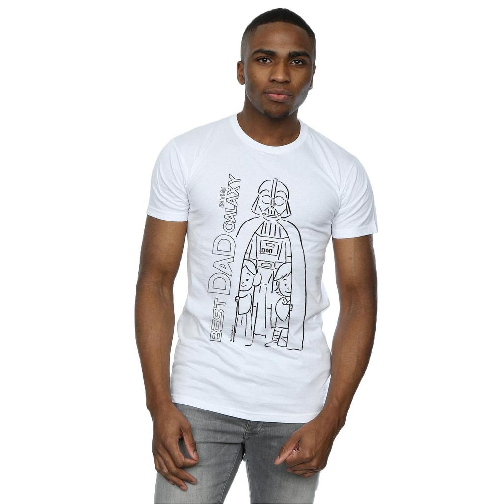 STAR WARS Mens Best Dad In The Galaxy T-Shirt