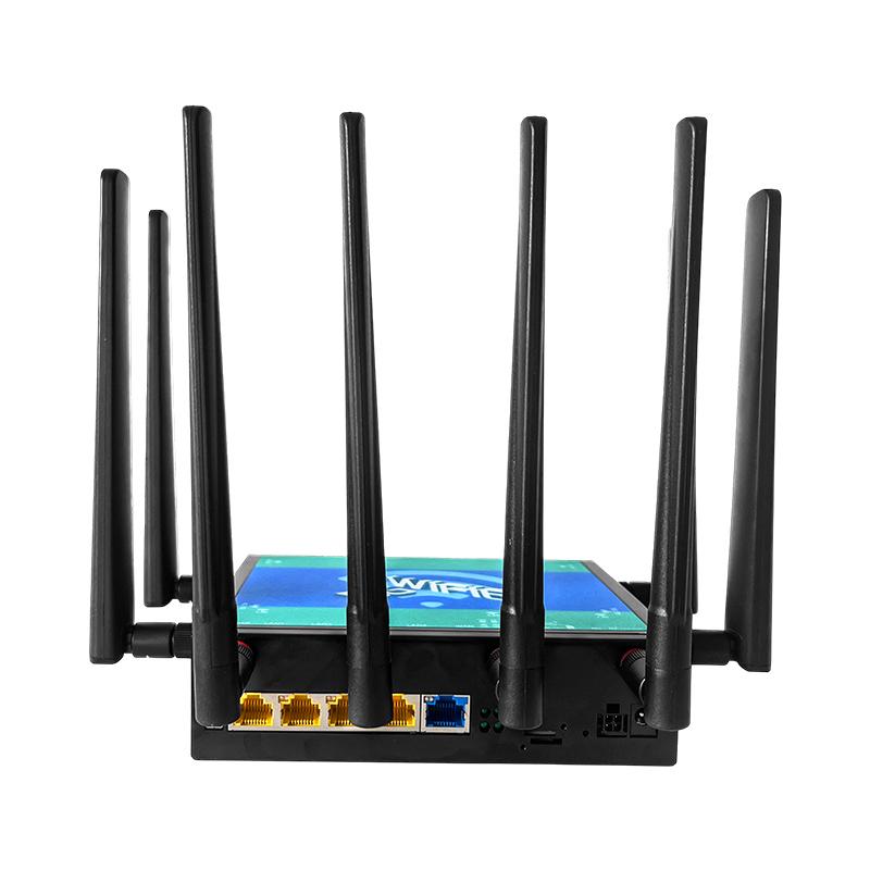 Vehicle Wireless 5G CPE 3000Mbps 11AX Openwrt Modem 5G Router Sim Card for Car