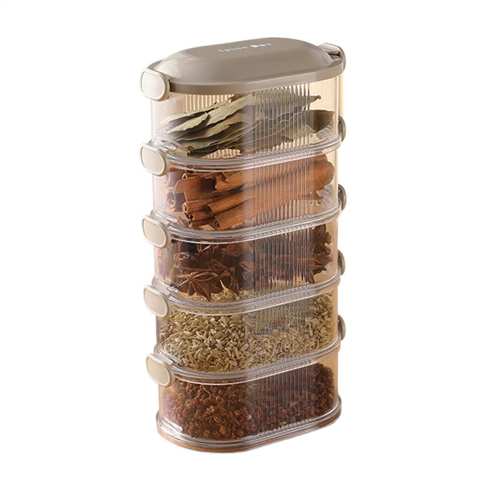 Food Storage Containers Stackable Space-Saving Canister Pantry Organization Box for Family Gathering Picnic Kitchen Party