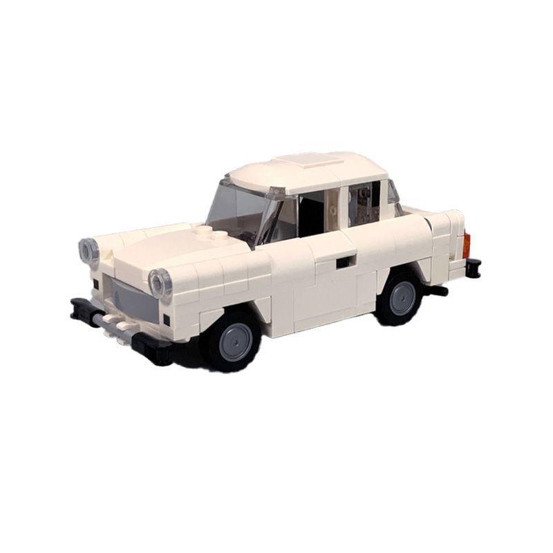 MOC-95593 Trabant 601s Auto Ist Kompatibel Mit LEGO Inländischem Kleinteile Baustein Spielzeugauto Für Jungen