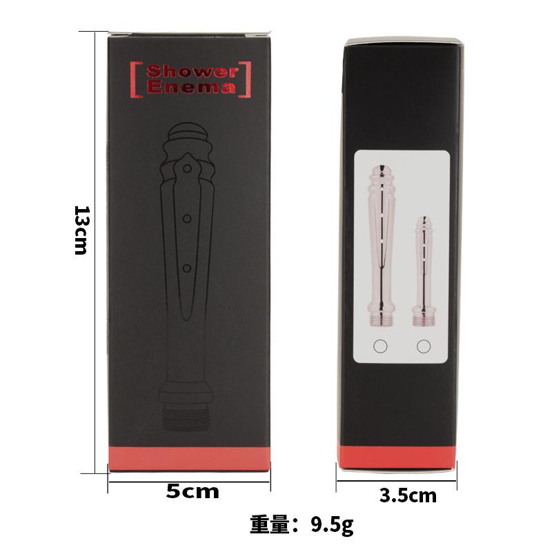 Metal Vagina Anal Cleaner Sausage Filler Back Court Cleaning Adult Expansion Sex Toys Men and Women Supplies