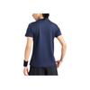 Asics Logo Round Neck Soft Comfortable Sports Short Sleeve T-Shirt Women Tops Navy-Blue 2032D020-402