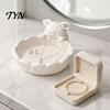 Small Item Storage Container Cute Pig Petal Bowl, Matte Finish 3D Print PLA Tray, Animal Jewelry Dish Trinkets Organization Tray for Vanity