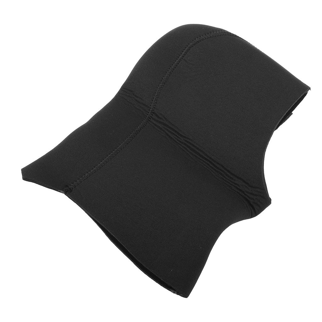 Wetsuit Hood Head Ear Protection UV Proof Breathable Diving Hat for Surfing Snorkeling Black 5mm S M