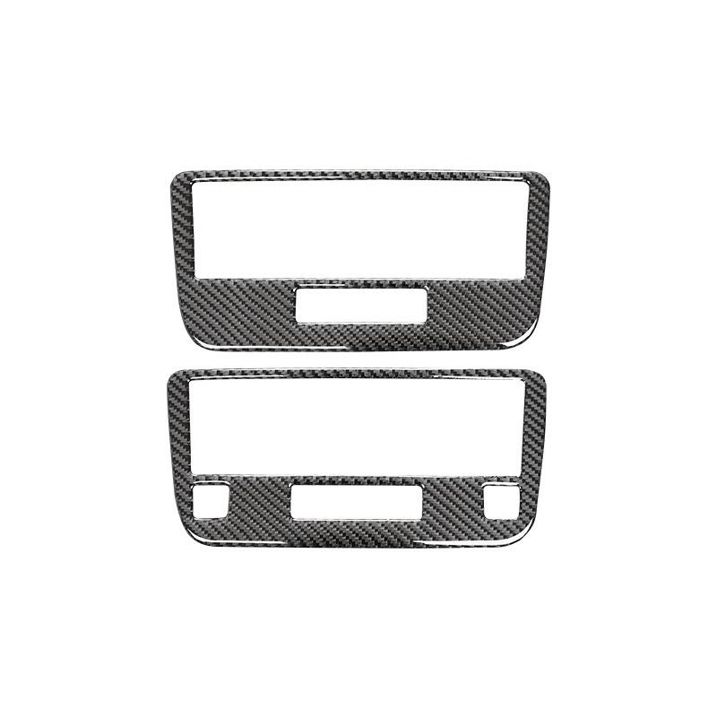 Carbon Fiber Car Center Console Multimedia CD Panel Frame Interior Decoration Sticker For Mercedes Benz GLK300 260 350 2008-2015