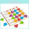 Wooden Fish Sorting Puzzle For Kid Educational Development Interactive Toy