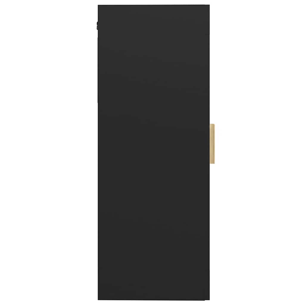Hanging Cabinet Black 69.5 x 34 x 90 cm