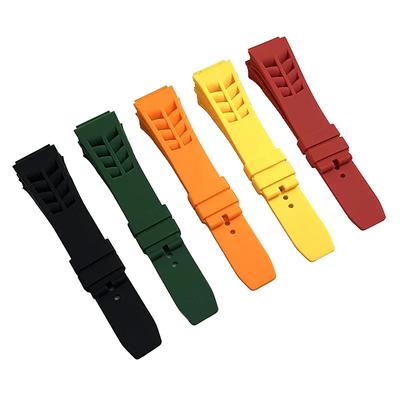 Curea moale din silicon Pentru Richard Mille RM53/055/011/050 brățară de cauciuc impermeabilă și rezistentă la transpirație pentru bărbați 25mm Accesorii ceas