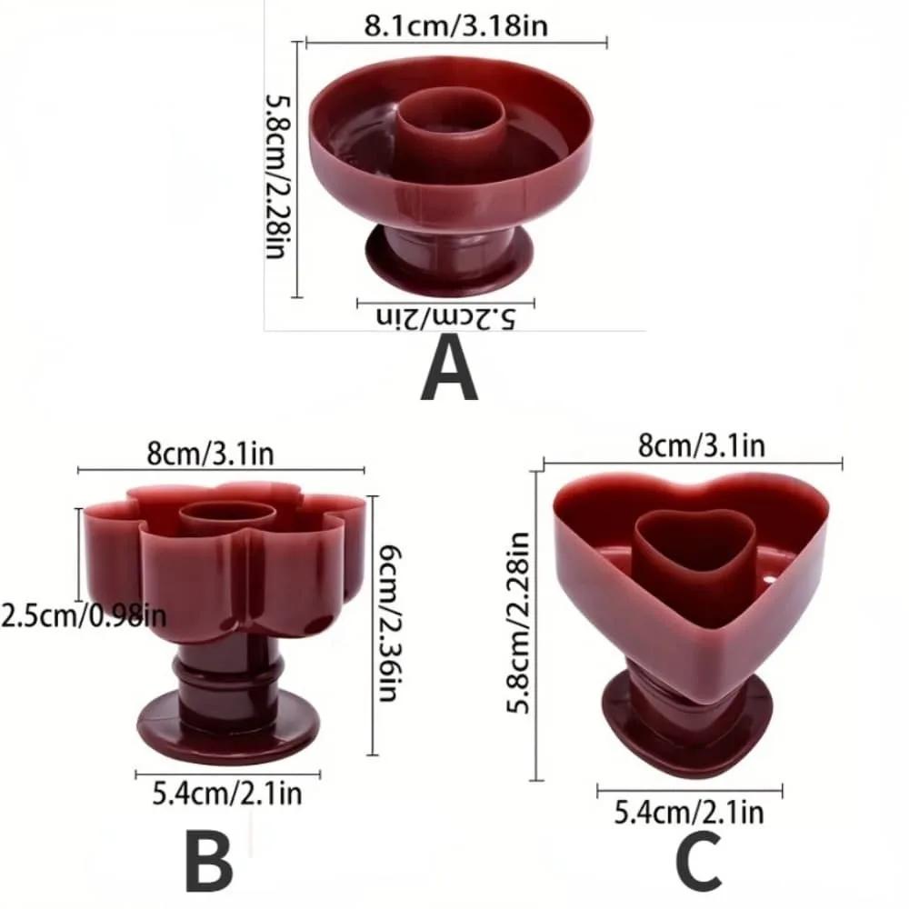 Donut Maker Cutter Cake Mold Flower Heart Shape Fudge Cake Bread Dessert Bakery Mould Jelly Mold Chocolate Mold Baking Tools