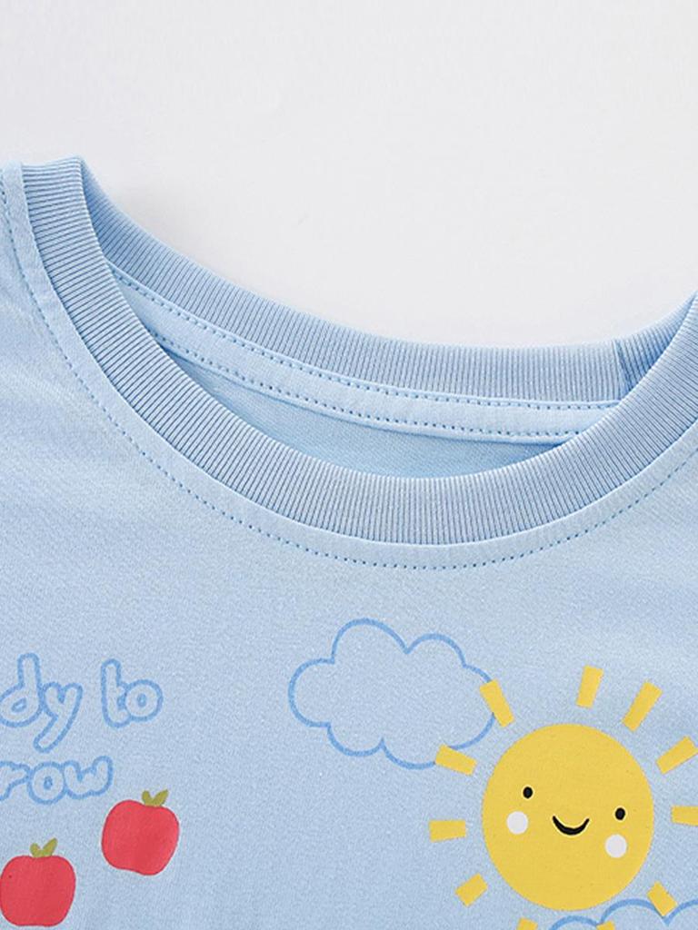 Neues Frühlings-/Sommer-Jungen-Cartoon-Tier-T-Shirt - Kurzarm