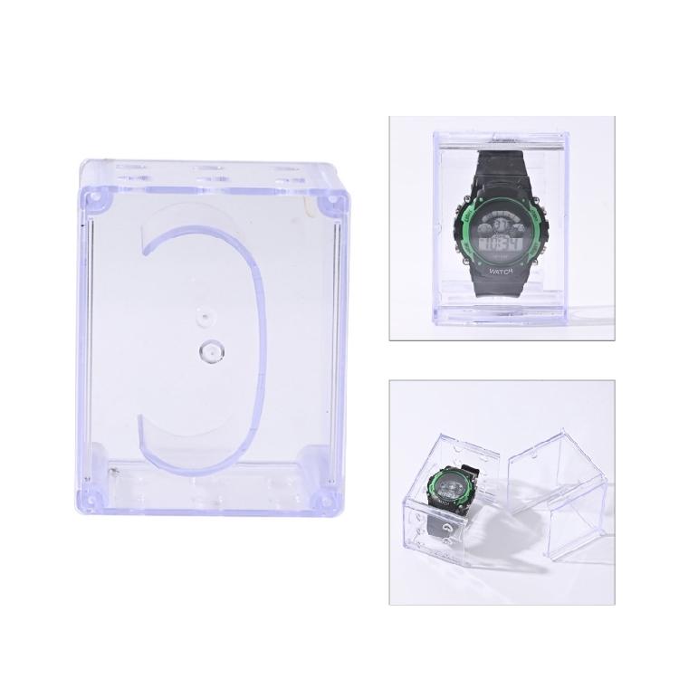 Versatile Watch Storage Box with Clear View Dustproof Transparent Wristwatch Display Organizer Gift Packaging Case