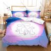 Jacknjellify BFDI Bedding Set 3Pcs Duvet Cover Pillowcase Twin Full Queen King Size Soft Anime Bed Set Battle for Dream Island