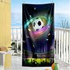 Soccer Beach Towel Quick-Dry Soft Microfiber Comfortable Lightweight Suitable for Swimming, Gym, Camping, Yoga Vacation