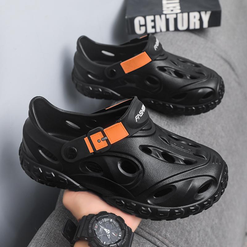 Summer Outdoor Men Beach Sandals Fashion Eva Mens Slippers Anti Slip Man Casual Shoes Comfortable Wear Resistant Garden Shoes