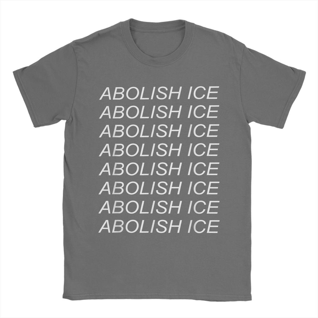 Abolish Ice Refugee Close The Camps Cotton TShirt For Mens Beach Vintage T Shirts Comfortable Harajuku Tee Shirt Plus Size