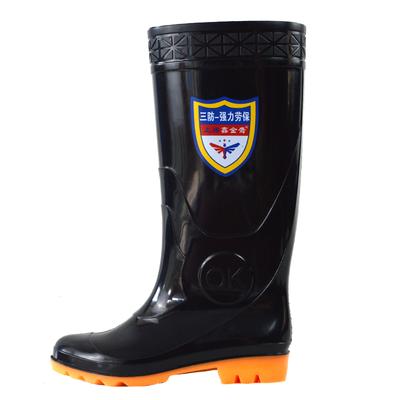 Schuh Pvc Ohne Futter Glitzer Gummi Billig Kundenspezifisches Logo Wasserdicht für Männer Regenstiefel Wellington