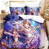 L'ensemble de literie THE iDOLM@STER Cinderella Girls Starlight Stage Imprimé Avec Taie d'oreiller Housse de couette Doux Lit Queen King Vêtements de lit Maison
