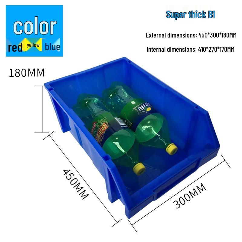 Slanted Mouth Plastic Storage Box for Screws and Tools – Classified Component Shelf