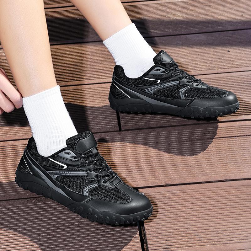 TUINANLE New Arrival Couple Sneakers Wide Fit Outdoor Minimalist Black Casual Shoes for All Day Wear