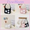Korean Style Cute Canvas Shoulder Bag With Star Print For Kids Boys And Girls
