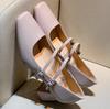Spring and Fall New Korean Fashion High Heels Square and Mary Jane Women's Shoes