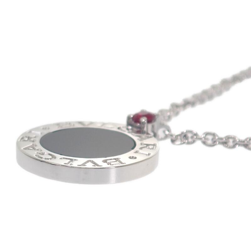 BVLGARI  356910 Necklace black Silver925/onyx Women