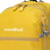 MONTBELL Garwhar 15L Daily Hiking Zipper Closure Nylon Outdoor Hiking Bag Backpack Regular Unisex Couple Yellow
