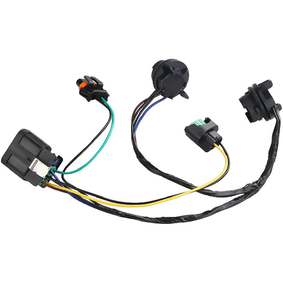 Compatible with Headlight Wiring Harness Chevy Silverado 1500 2500HD 3500 3500HD 2007 2008 2009 2010 2011 2012 2013 2014, Lamp Wire Harness, Front