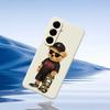 For Samsung Galaxy A56 5G Case Cool Bear Pattern Printing Straight Edge TPU Phone Back Cover