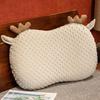 Cat Belly Memory Foam Summer Pillow - Cool Dormitory Cushion with Slow Rebound Core