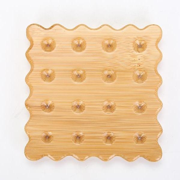 Round Bamboo‑Wood Coaster Blanks, DIY Mosaic Succulent Base Tray, Unfinished Wooden Craft Coaster for Handmade Project