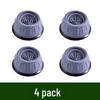 Gray Small Suction Anti-Slip Pads Set of 4