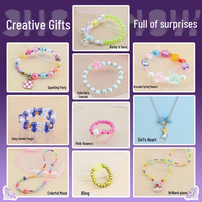 Barnens DIY Prinsess Smyckestillverkningskit