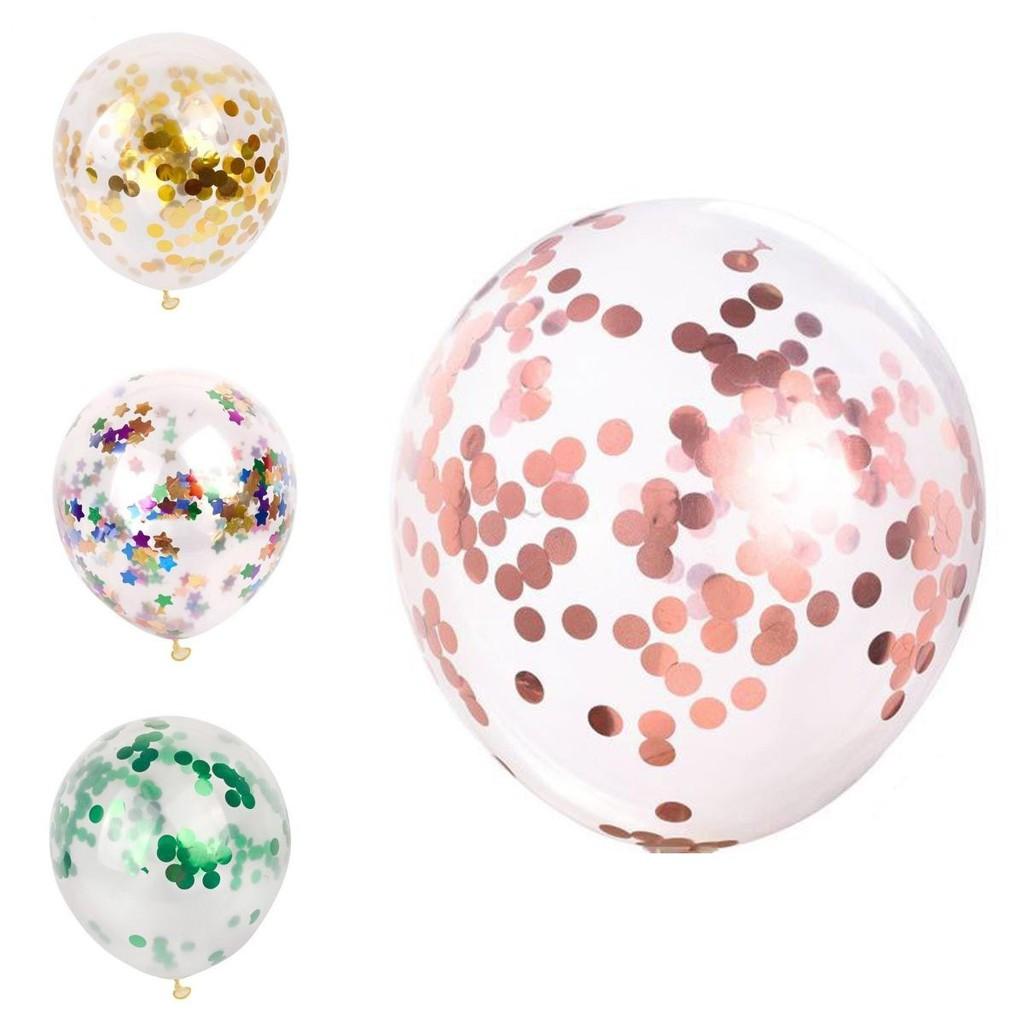 Vibrant 12" Confetti Balloon Latex Helium Perfect For Memorable Birthday Wedding Parties
