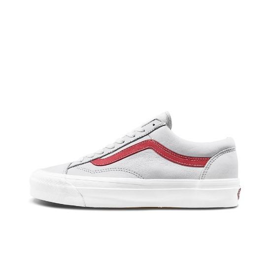 Vans OG Style 36 LX 'True White Red' VN0A4BVE21D Men's Shoes
