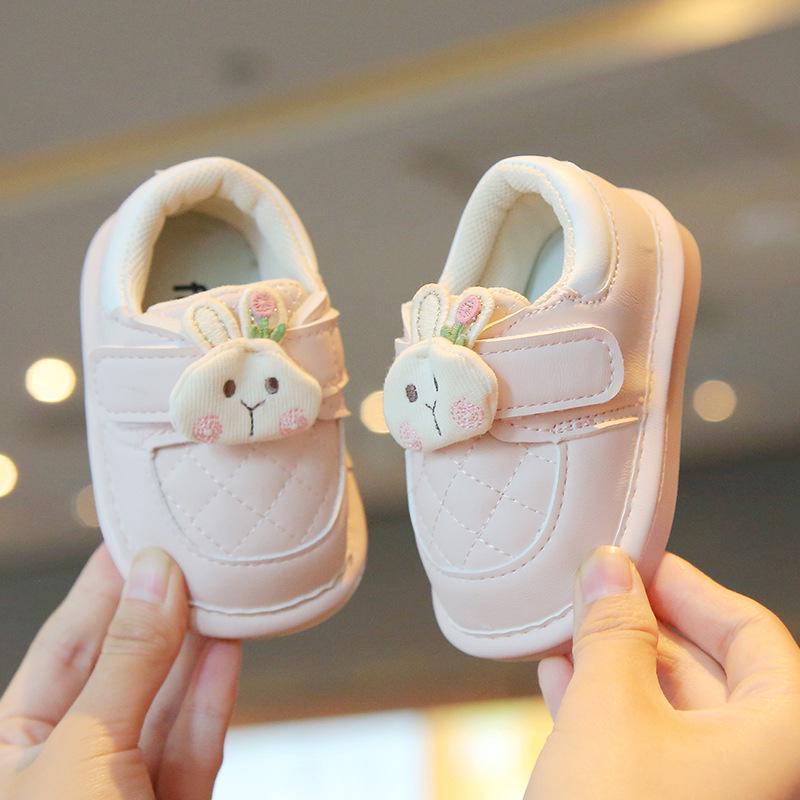 

Spring Autumn Soft Sole Non-Slip Squeaky Toddler Shoes with Cute Cartoon Velcro for Boys & Girls Sizes 16-20 (set of 5 pairs)