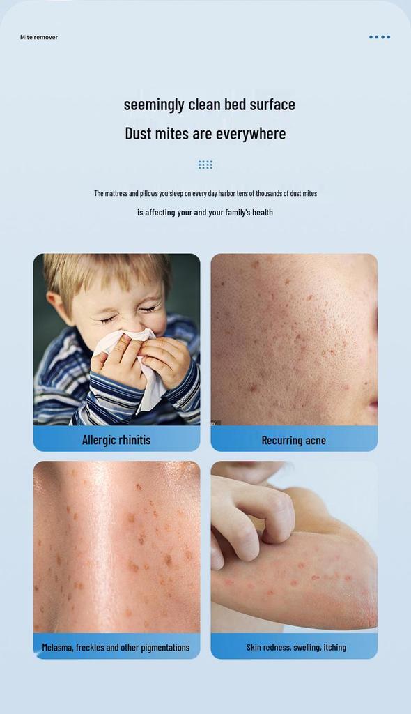 Wireless Handheld UV Mite Remover & Sterilizing Vacuum Cleaner