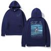 Men's and Women's Spring Hooded Sportswear Printed Hooded Sportswear Music Album Hip-hop Neutral Streetwear Y2K Clothing