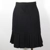 CHANEL Pleated skirt skirt P09451V05945 97A black wool/Nylon Women Used