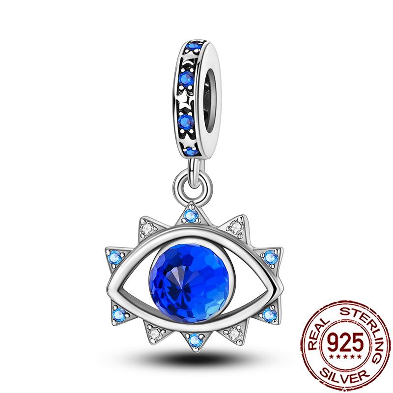 Charms Copper Hamsa Hand All-Seeing Eye Horus Fatima Protection Beads Fit Bracelet Necklace Women Diy Jewelry