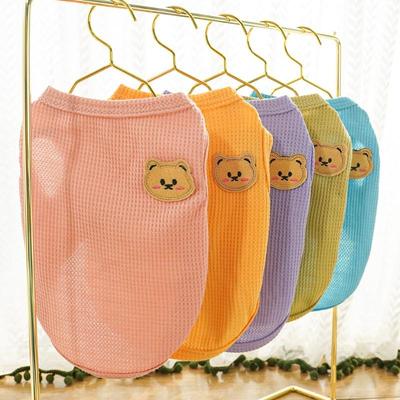 Abbigliamento per Cani e Gatti Orsetto Estivo Gilet per Gatti Teddy Cani di Piccola e Media Taglia Abbigliamento per Gatti e Cani
